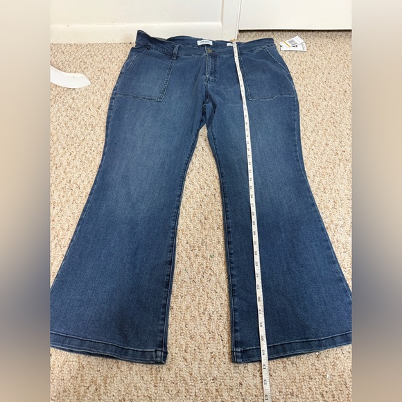 Nine West Dark Blue bootcut  Jeans size 16W new with tag - Picture 5 of 9
